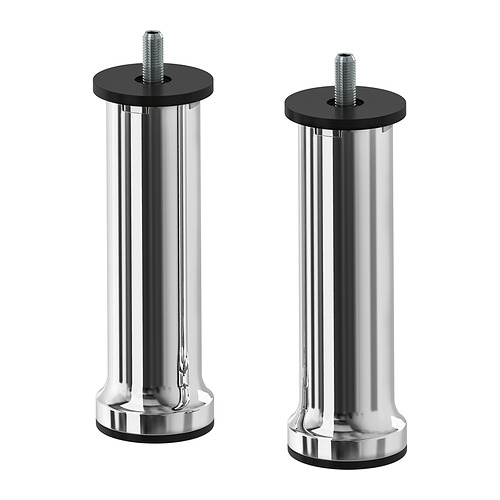 Current variation: BASTLUNDA leg chrome-plated