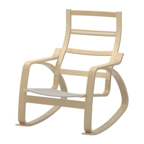 POÄNG, rocking chair, Birch veneer