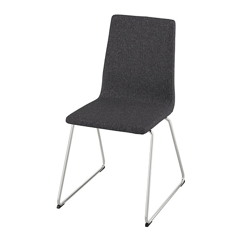 Selecciona variación de color: Lillånäs cromado / Gunnared gris oscuro