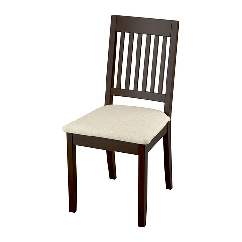 Current variation NÄSINGE dark brown stained / Kilanda light beige