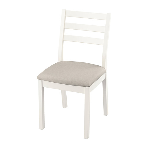 TONSTAD, table and 4 chairs, TONSTAD off white / Fridtuna light beige