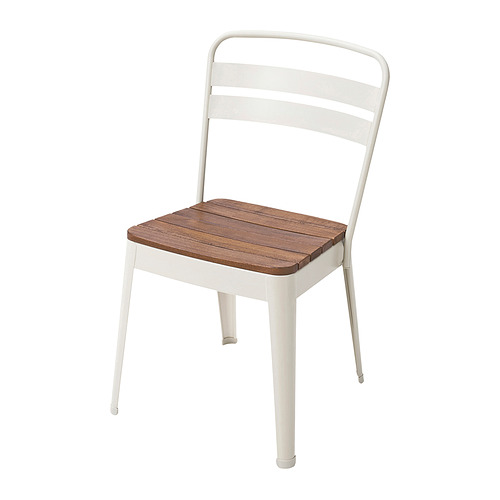 MÖRBYLÅNGA/ODGER, mesa y 4 sillas, Norrmansö beige / acacia