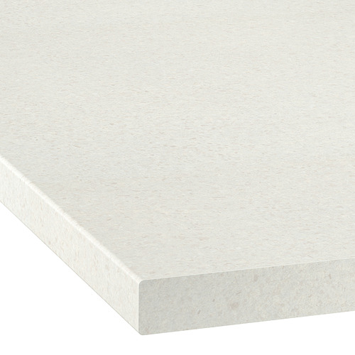 SÄLJAN, encimera, Blanco / gris claro efecto piedra / laminado