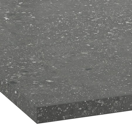 EKBACKEN, countertop, Grey terrazzo effect / laminate