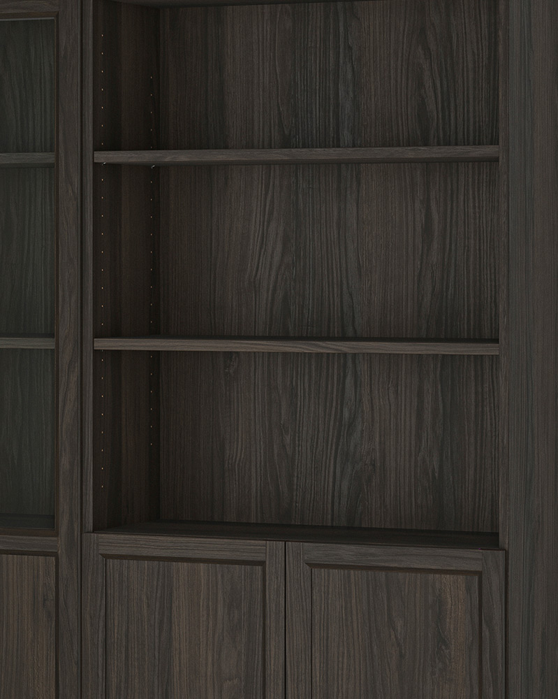A BILLY/OXBERG Bookcase