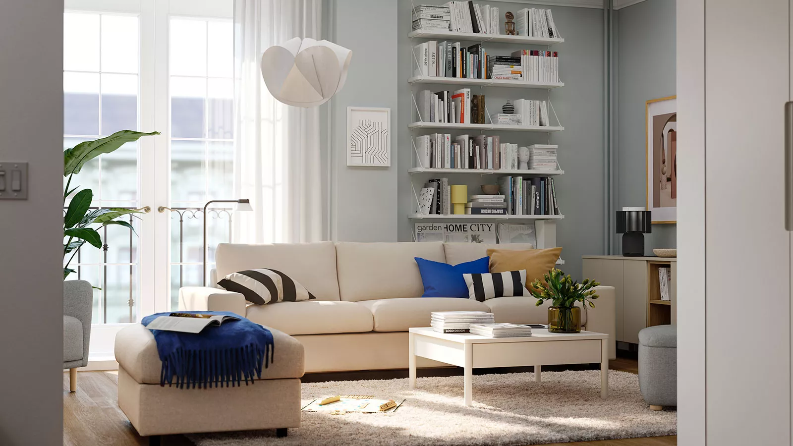 IKEA Mallorca - An airy, modern tyle livingroom to feel pampered in