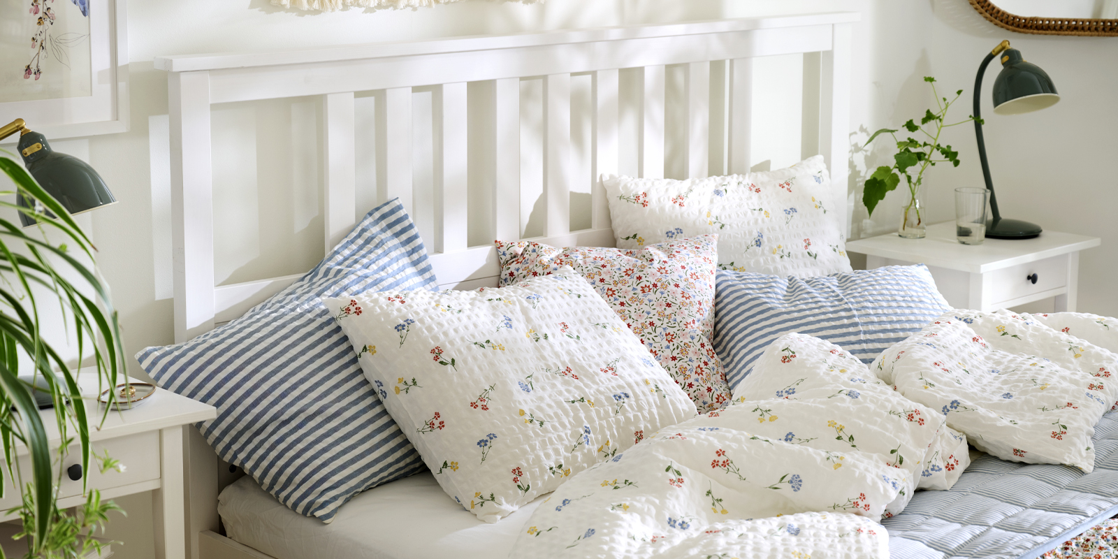 Prepare your bed for summer by switching to cool pillows, mattress protectors, and duvet covers.