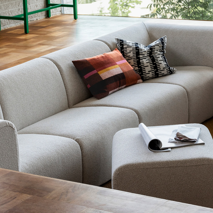4-piece grey sofa
