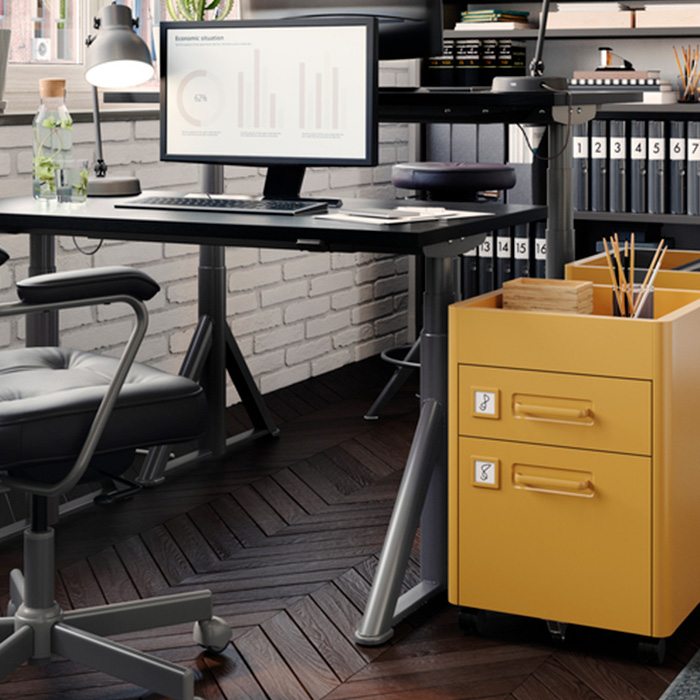 a high desk