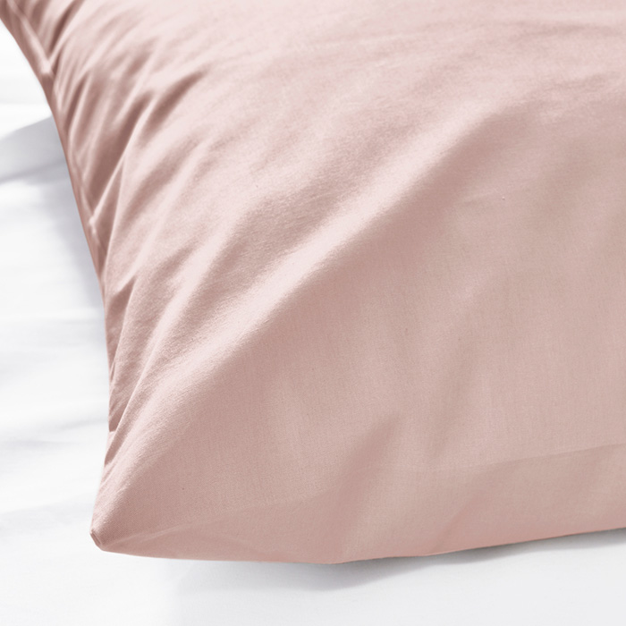 light pink pillowcase