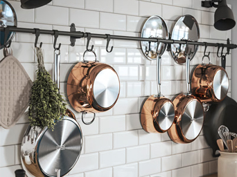 sartenes de acero inoxidable