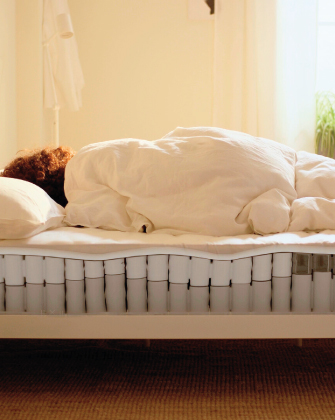 Woman Sleeping in the Mattresse