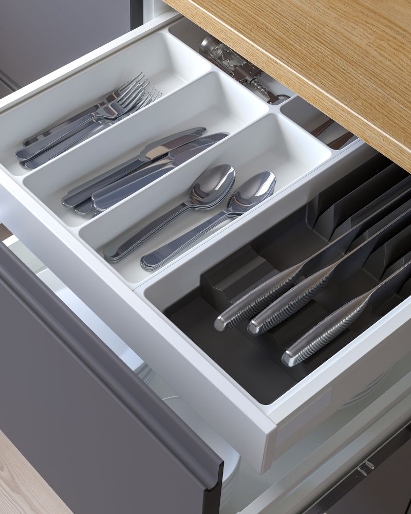 UPPDATERA Tray with knife rack