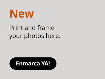 New: Enmarca YA! Print and frame your photos here.