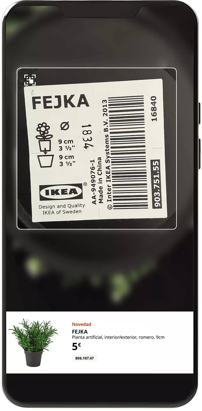 Escanear productos IKEA