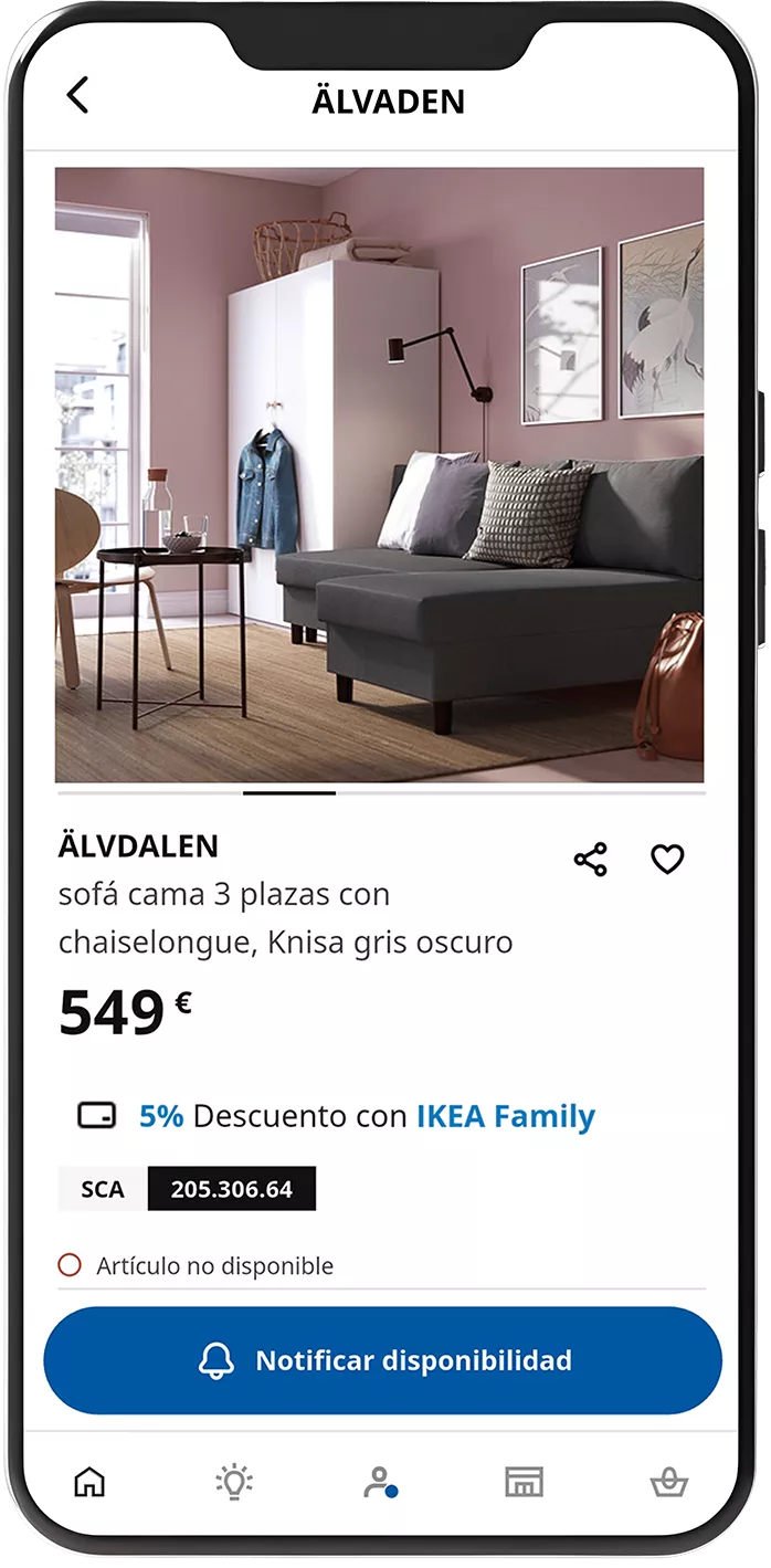Aviso disponibilidad IKEA