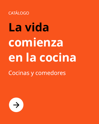 Catálogo. La vida comienza en la cocina. Cocinas y comedores.