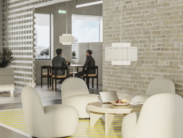 Practical solutions for an open-plan office with soul