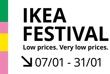 IKEA Festival. Low prices. Very low prices.